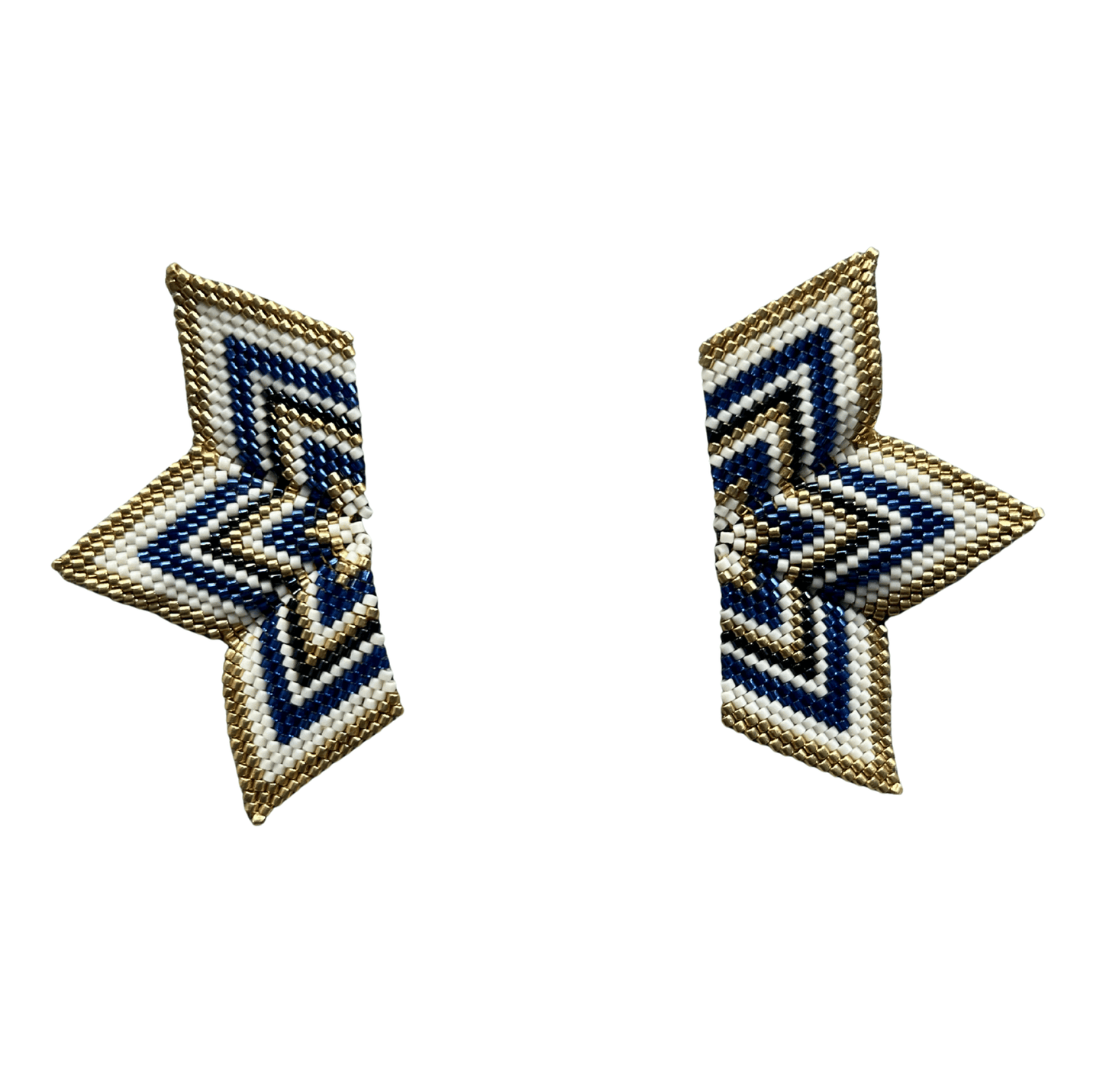 M-meraki Handicrafts Accessories Fashionable Miyuki beads stars earrings