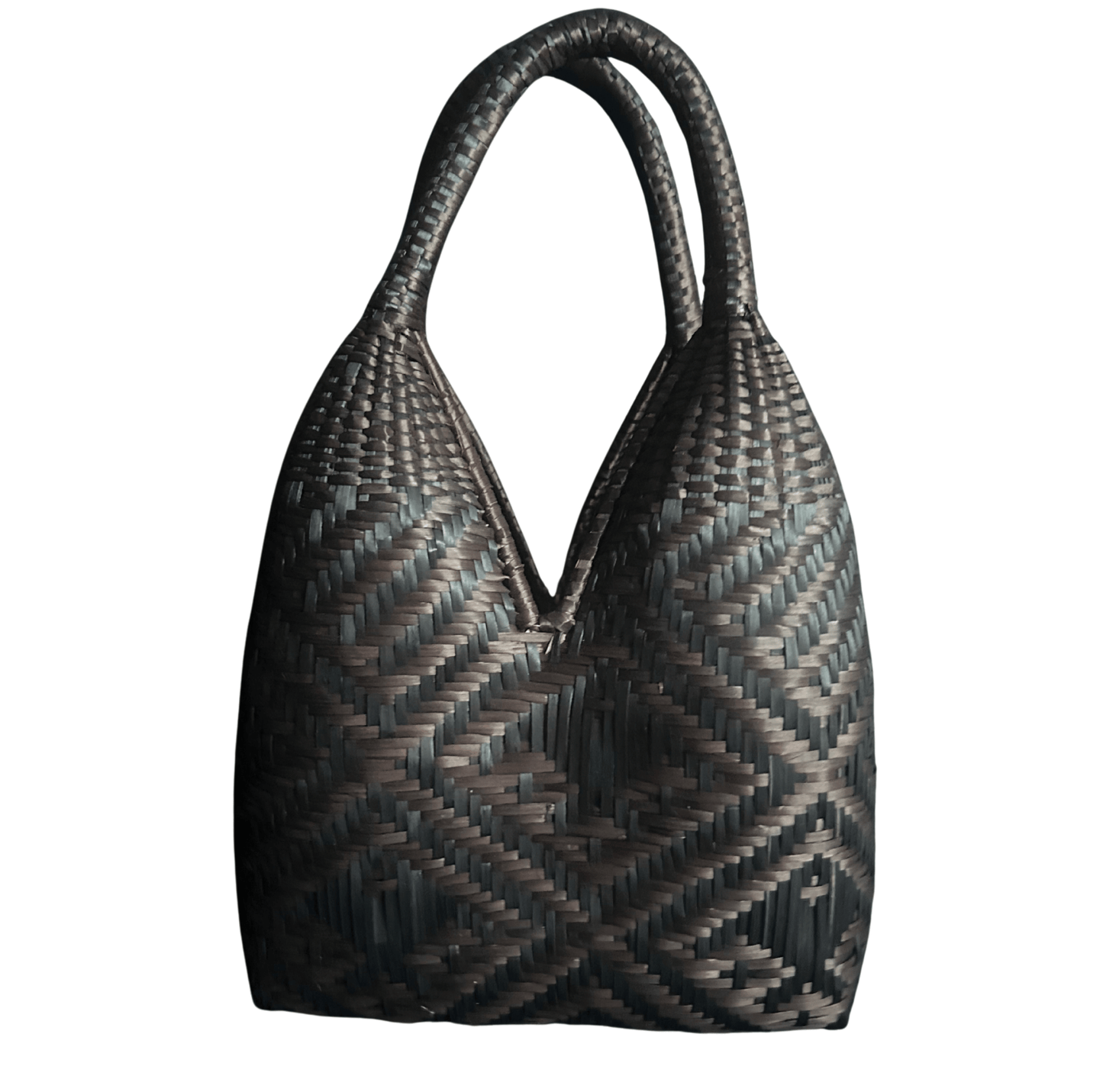 M-meraki Handicrafts Accesories Black Handcrafted Medium Basket (Origin) / Storage Bin / Sustainable