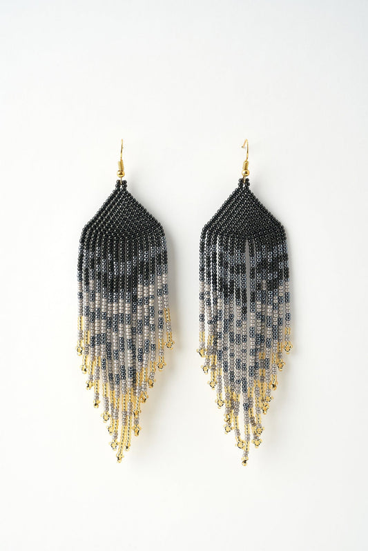 M-meraki Handicrafts Accessories Chaquira Earrings -  Fashionable Beaded earrings M2