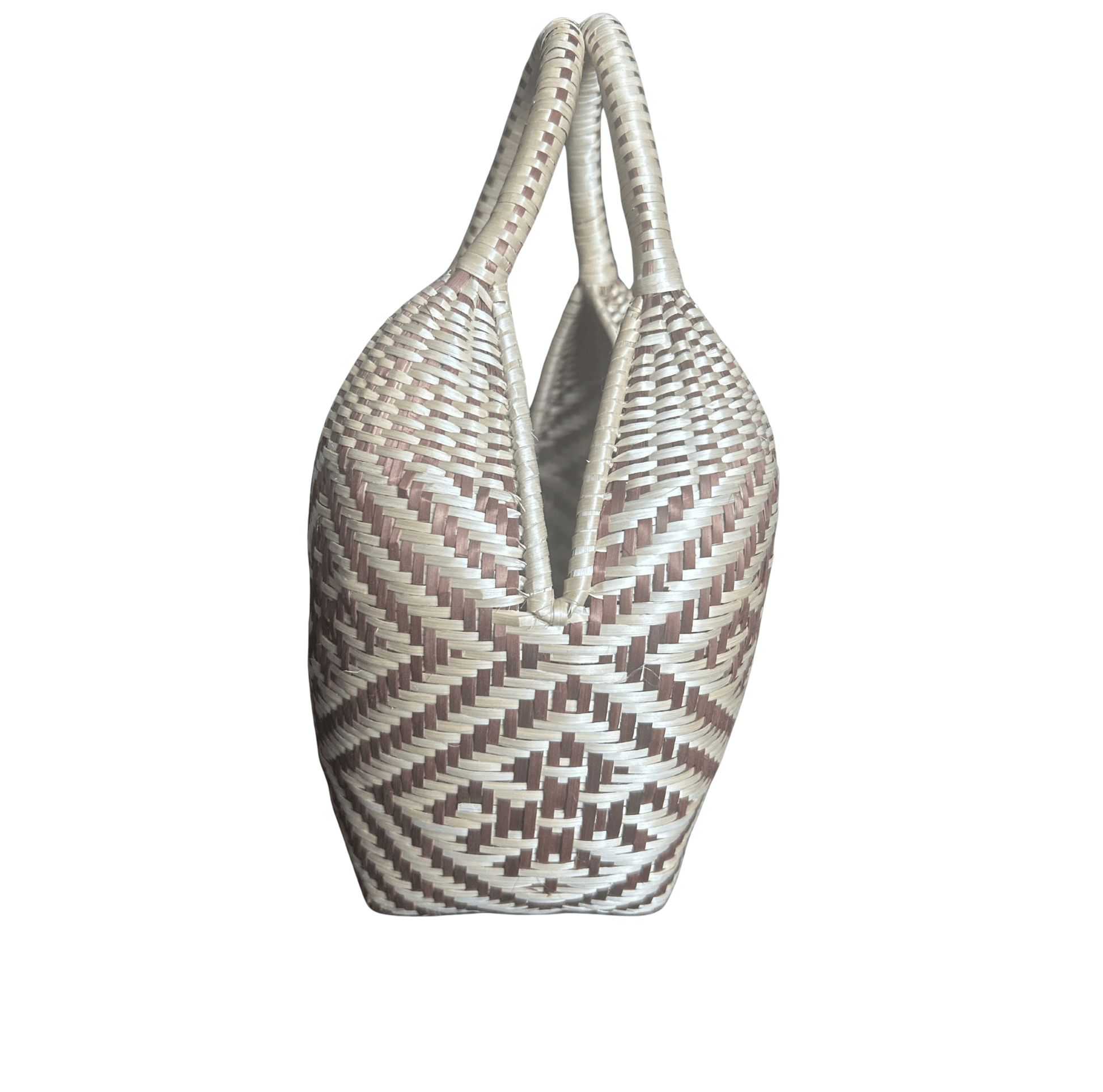 M-meraki Handicrafts Accessories Handcrafted Medium Basket (Origin) / (Gold -beige)/ StorageBin/ Sustainable