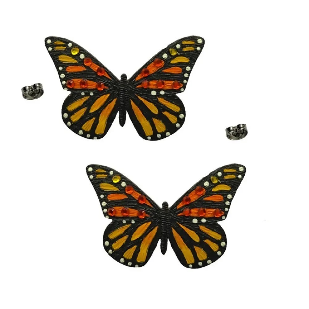 M-meraki Handicrafts Accessories Handmade - Fashionable Animals Earrings (Butterfly)