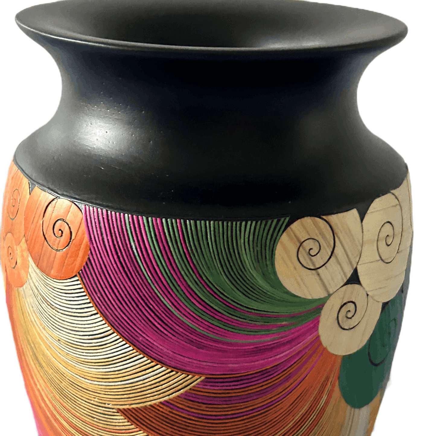 M-meraki Handicrafts Decorative Tamo Vase-up