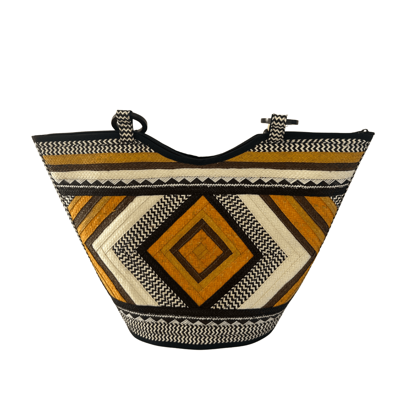 M-meraki Handicrafts Pe-Bucket Caña Flecha Handbag 10 - (arrow cane)