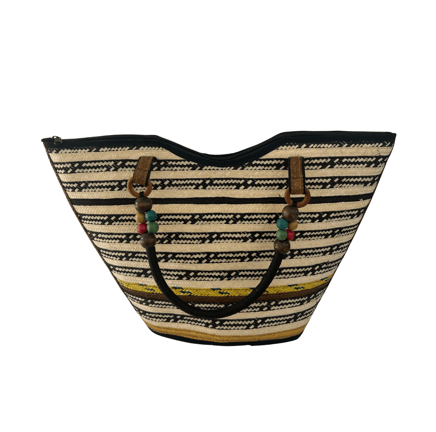 M-meraki Handicrafts Pe-Bucket Caña Flecha Handbag 12 - (arrow cane)